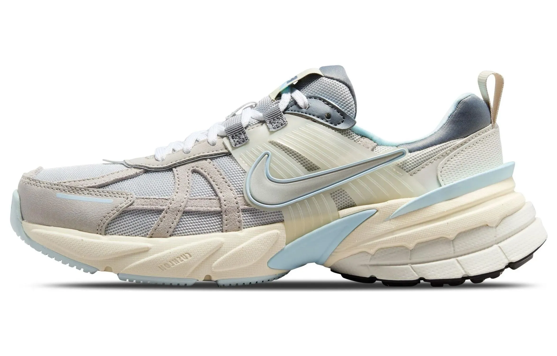 Nike V2K Run Light Bone Metallic Platinum