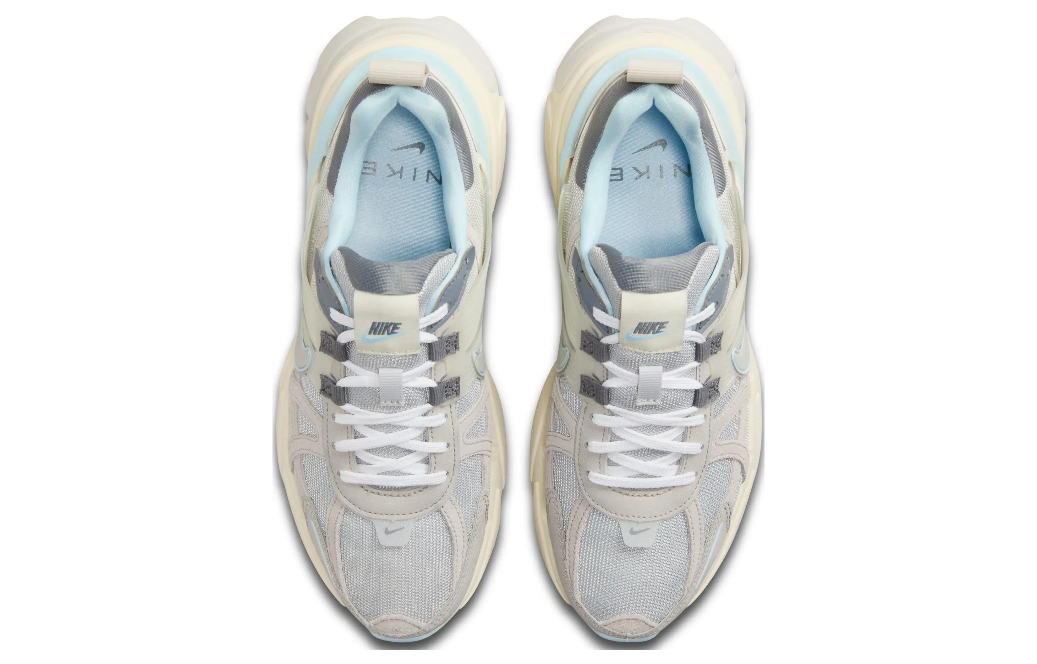 Nike V2K Run Light Bone Metallic Platinum