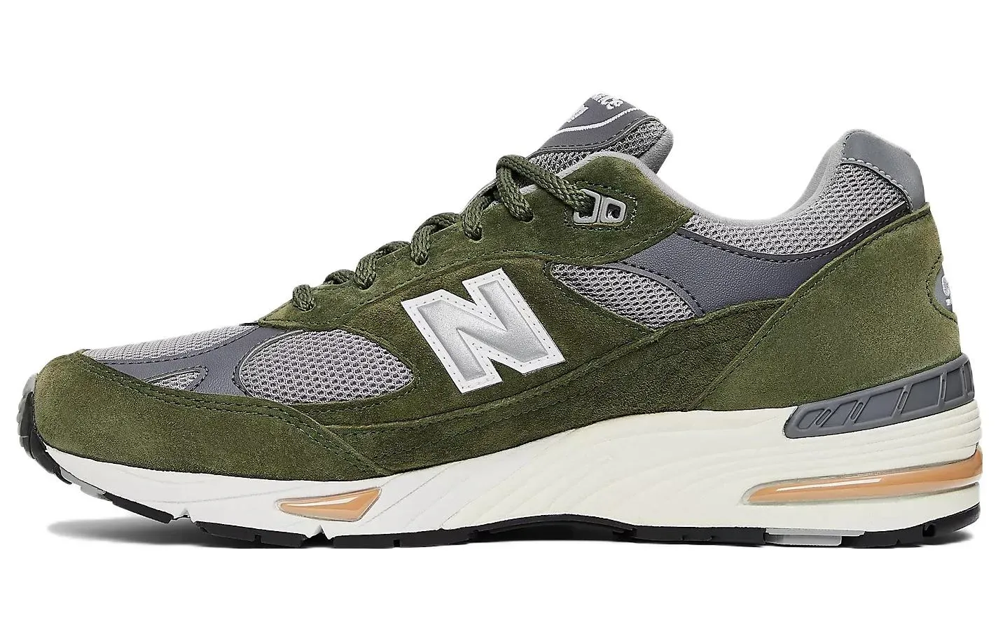 New Balance 991 [MiUK Dark Green] Grey Tan