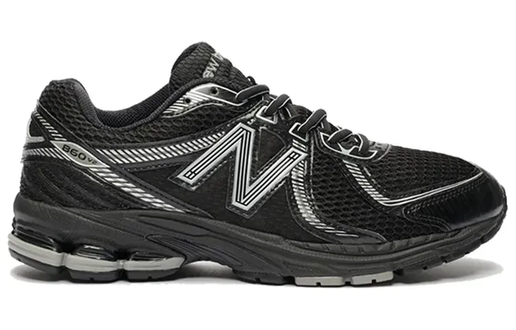Кроссовки New Balance 860 V2 'Black Silver' (Чёрные) Унисекс