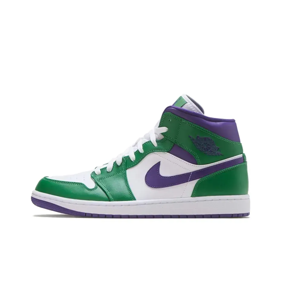 Кроссовки Air Jordan 1 Mid Incredible Hulk (2020) (Зелёный) Унисекс Кроссовки Air Jordan 1 Mid Incredible Hulk (2020) (Зелёный) Унисекс