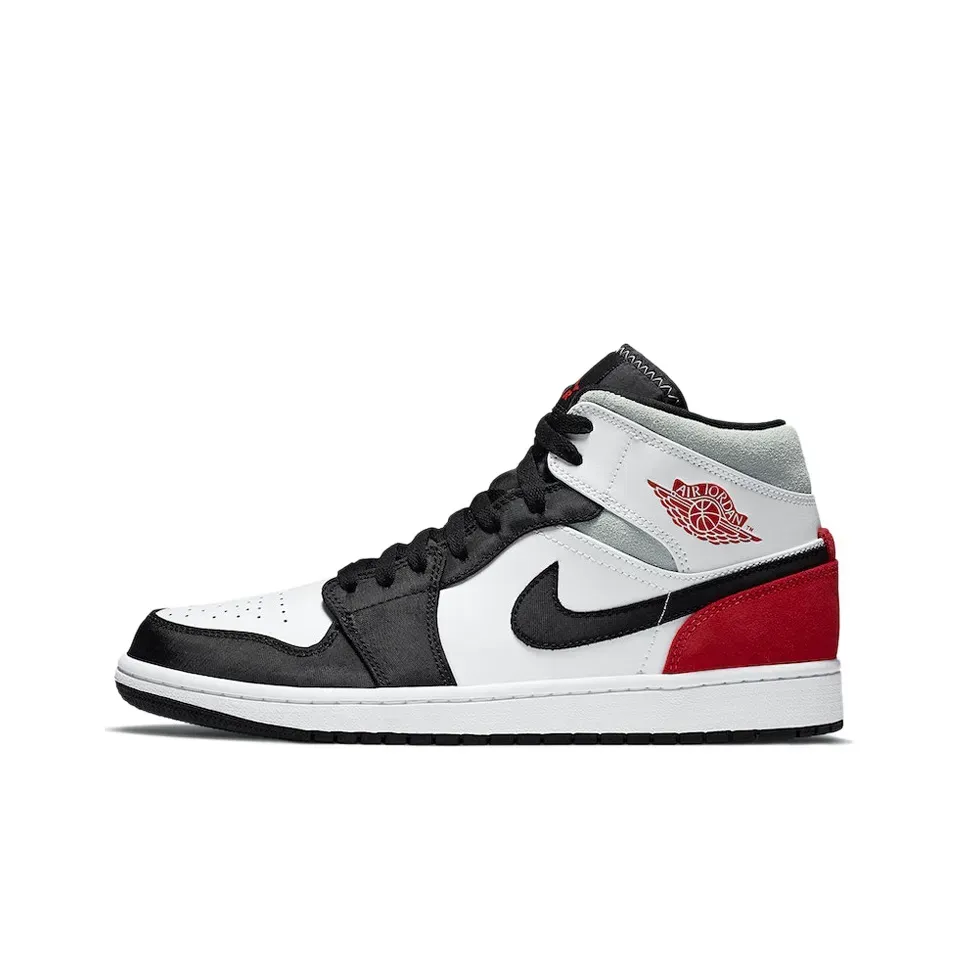 Высокие кроссовки Air Jordan 1 Mid SE Union Black Toe (Белый) Мужской
