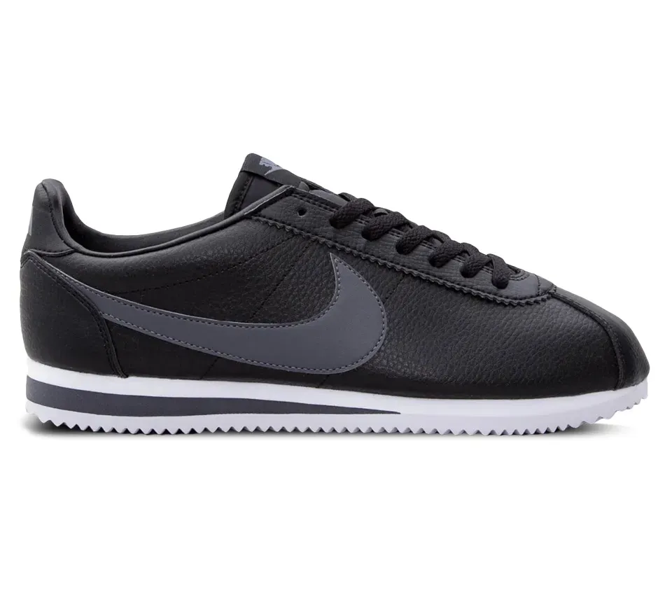 Кроссовки Nike Classic Cortez Leather Black (Чёрные) Унисекс