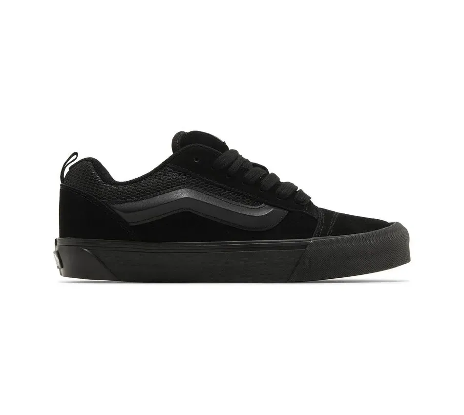 Кеды Vans Knu-Skool 'Triple Black' (Чёрные) Унисекс