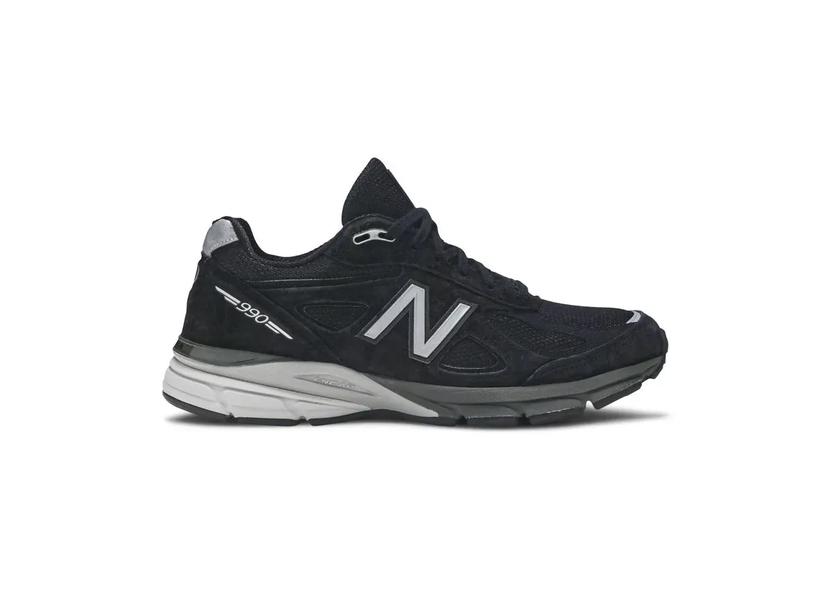 Кроссовки New Balance 990v6 Made in USA 2E Wide 'Black Silver' (Чёрные) Унисекс