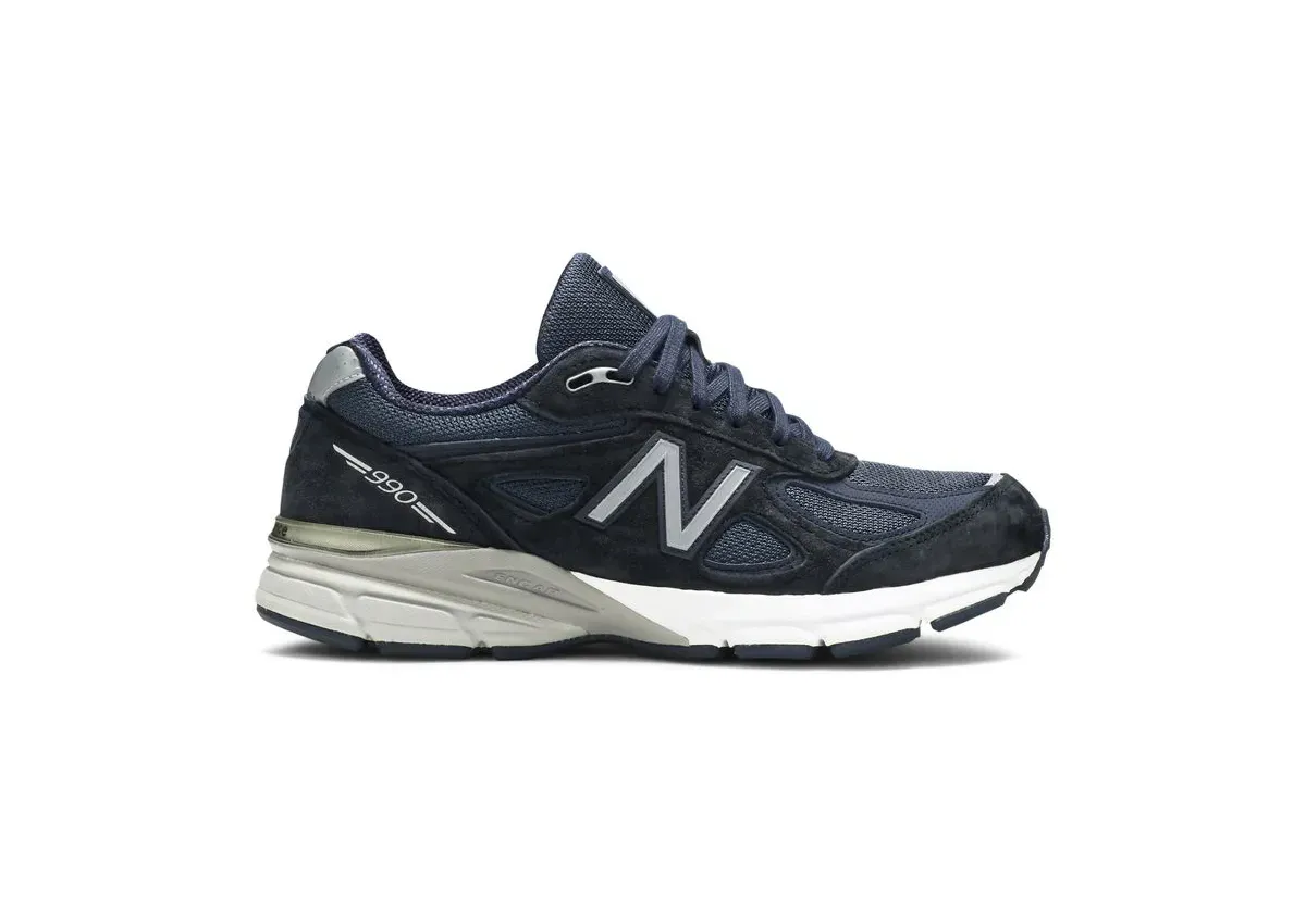 Кроссовки New Balance 990v4 Made In USA 'Navy' 2016 (Синие) Унисекс