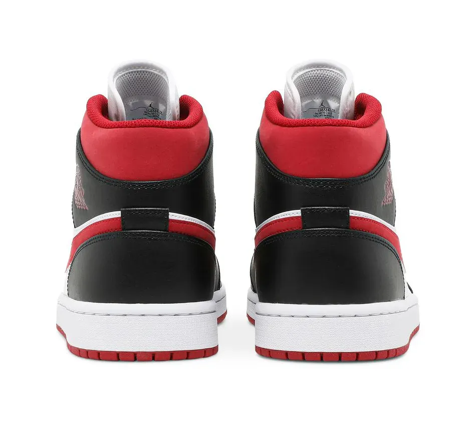 Air Jordan 1 Mid 'Black Gym Red'
