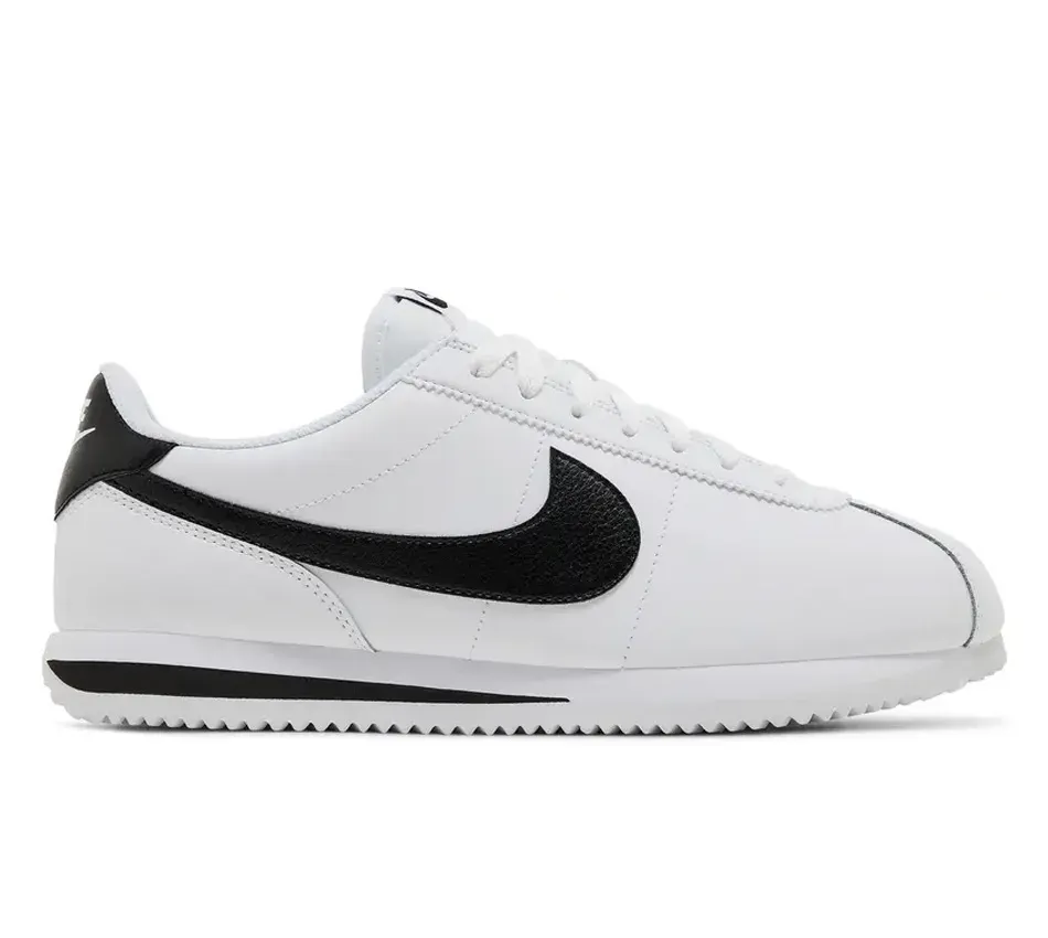 Кроссовки Nike Cortez 'White Black' (Белые) Унисекс