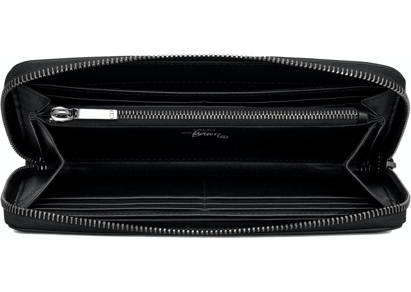 Dior And Shawn Long Zipped Wallet Black фото