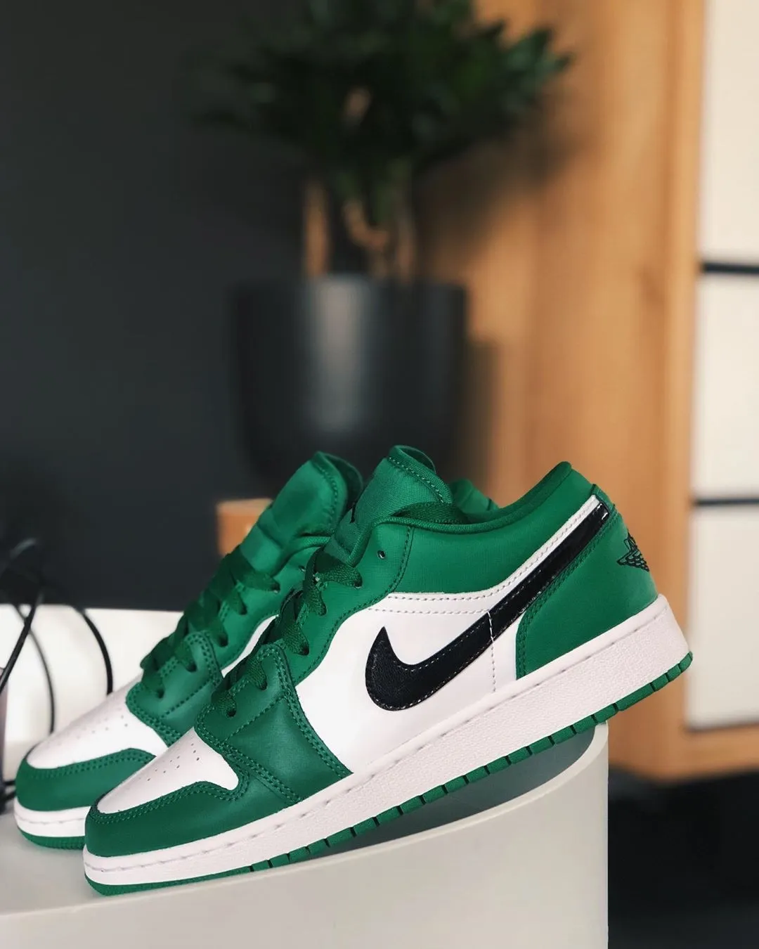 Air Jordan 1 Low Pine Green (2019) фото