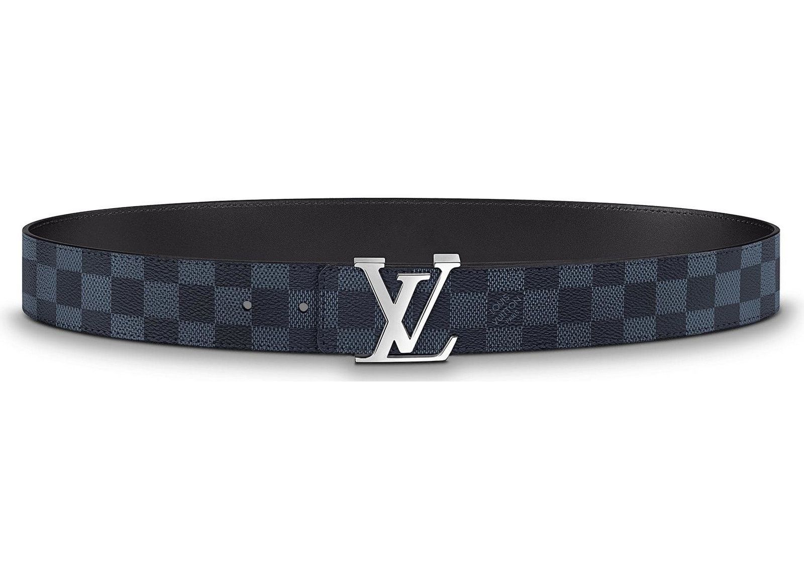 Louis Vuitton LV Initiales Reversible Belt Damier Cobalt 40MM Blue/Black фото