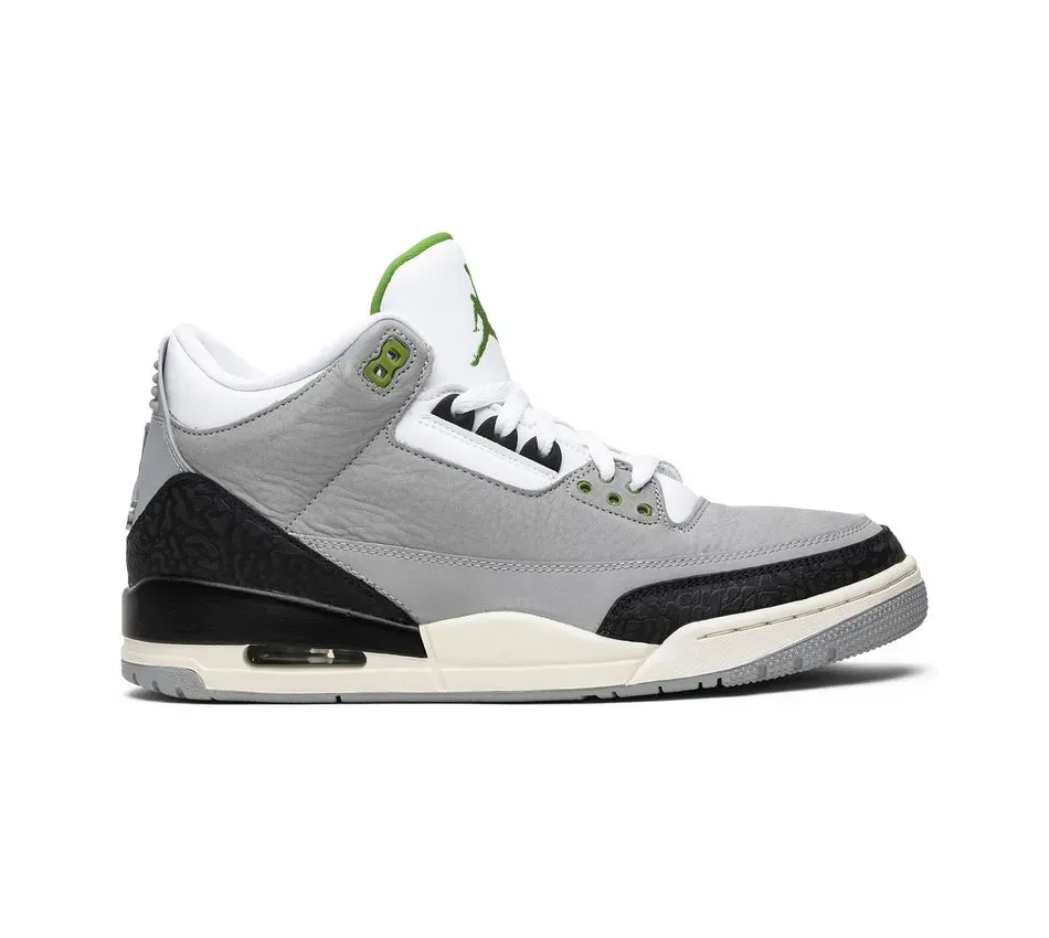 Высокие кроссовки Air Jordan Air Jordan 3 Chlorophyll (Серый) Мужской