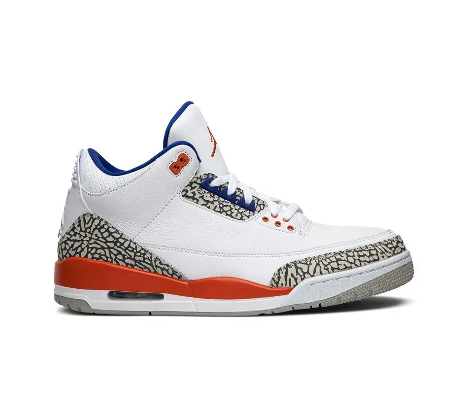 Высокие кроссовки Air Jordan 3 Knics (Белый) Мужской
