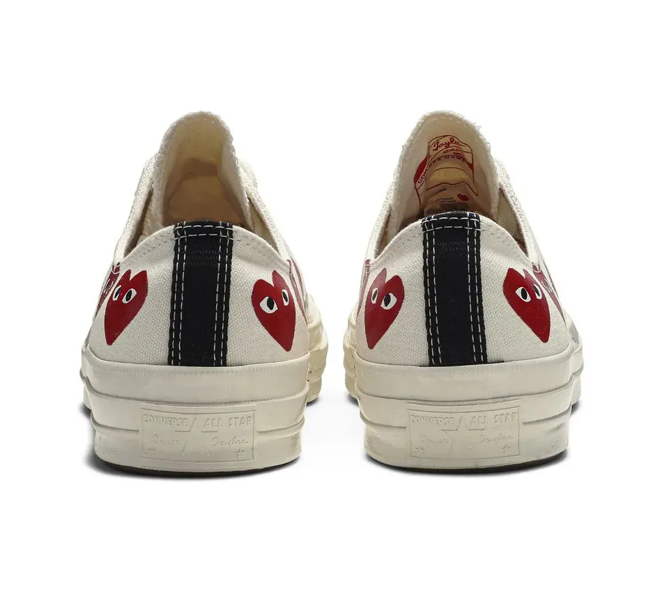 Chuck Taylor All-Star 70s Ox Comme des Garcons Play Multi-Heart White