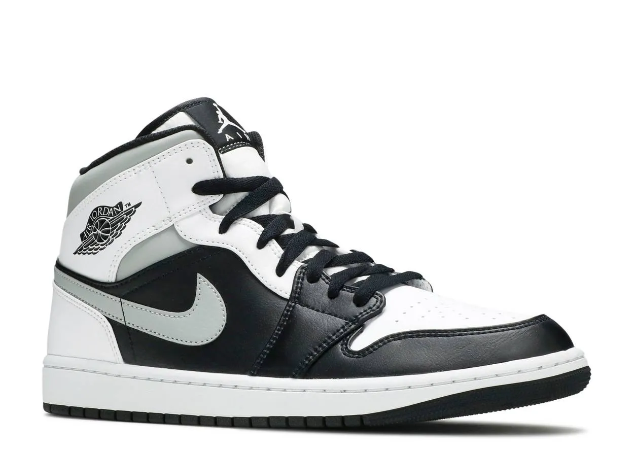 Air Jordan 1 Mid White Shadow фото