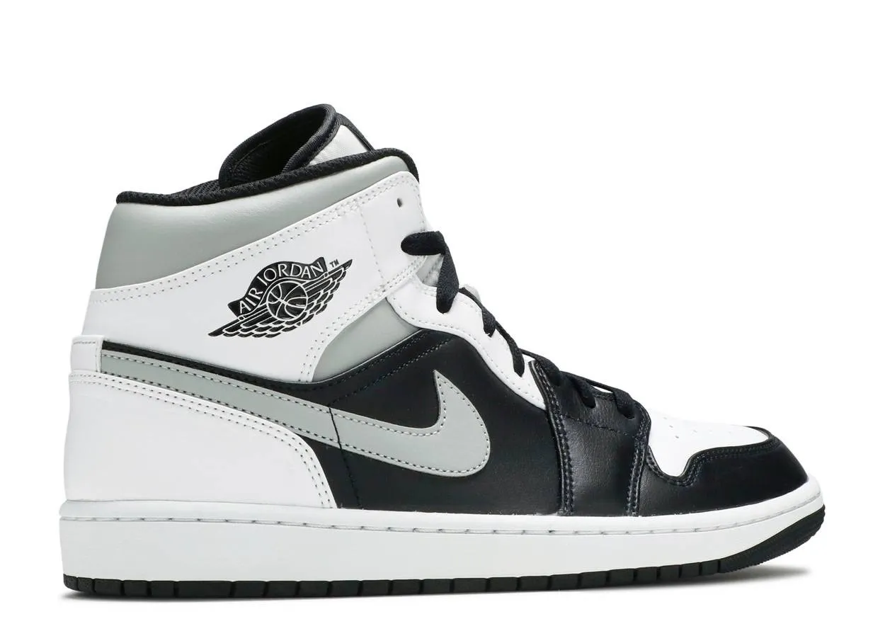 Air Jordan 1 Mid White Shadow фото
