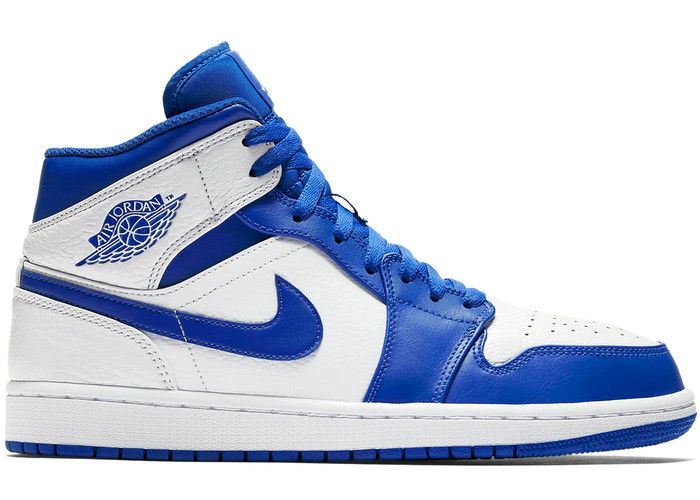 Air Jordan 1 Mid Hyper Royal фото