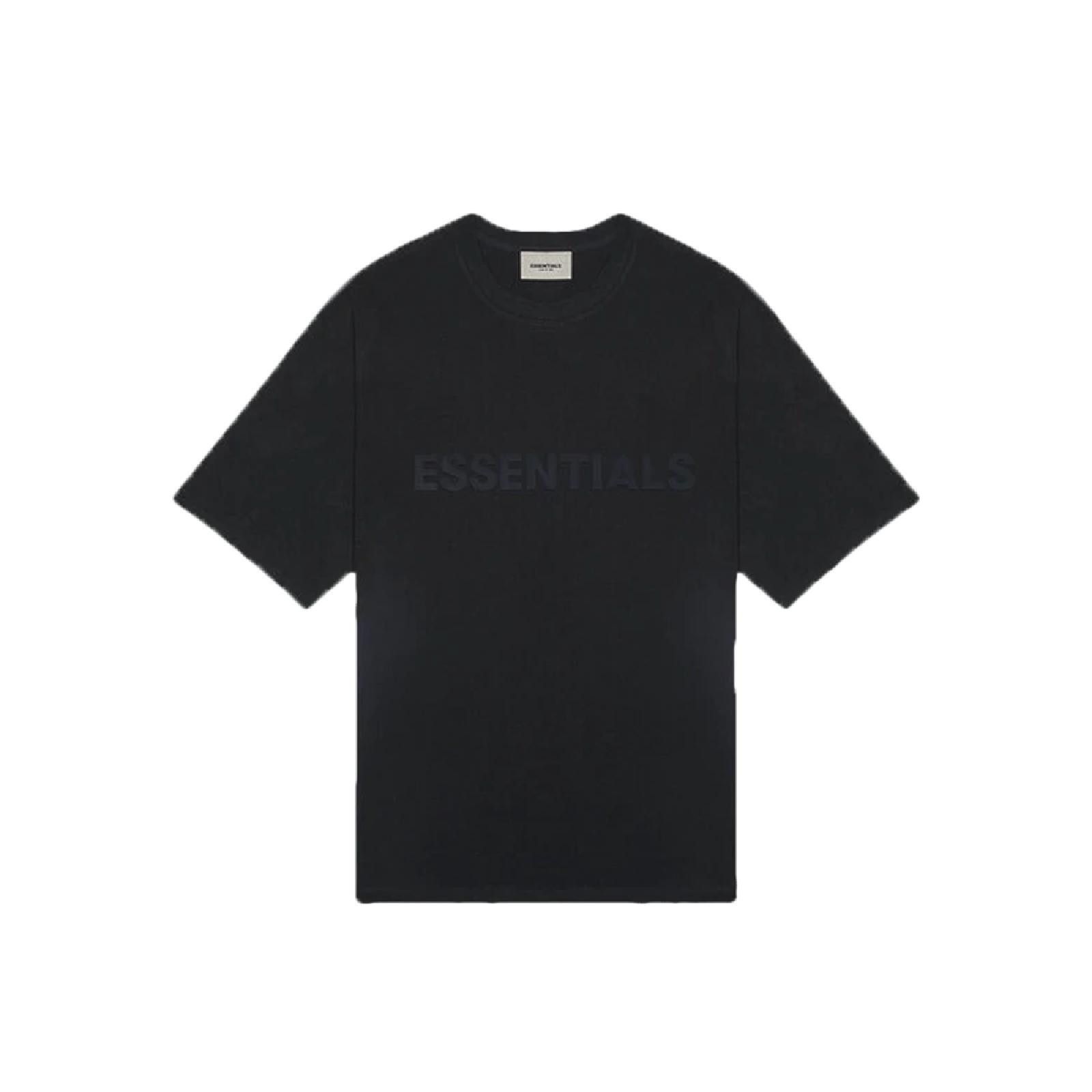ESSENTIALS 3D Silicon Applique Boxy T-Shirt Dark Slate/Stretch Limo/Black (SS20) фото