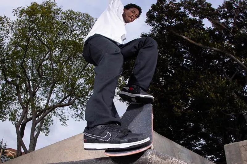 Dunk Low Wasted Youth X Dunk Low SB Black Denim фото