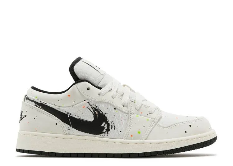 Air Jordan 1 Low SE (GS) Paint Splatter фото