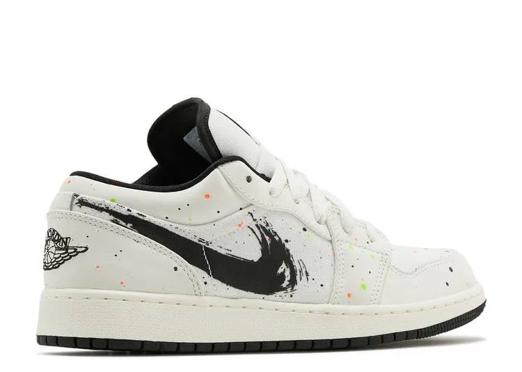 Air Jordan 1 Low SE (GS) Paint Splatter фото