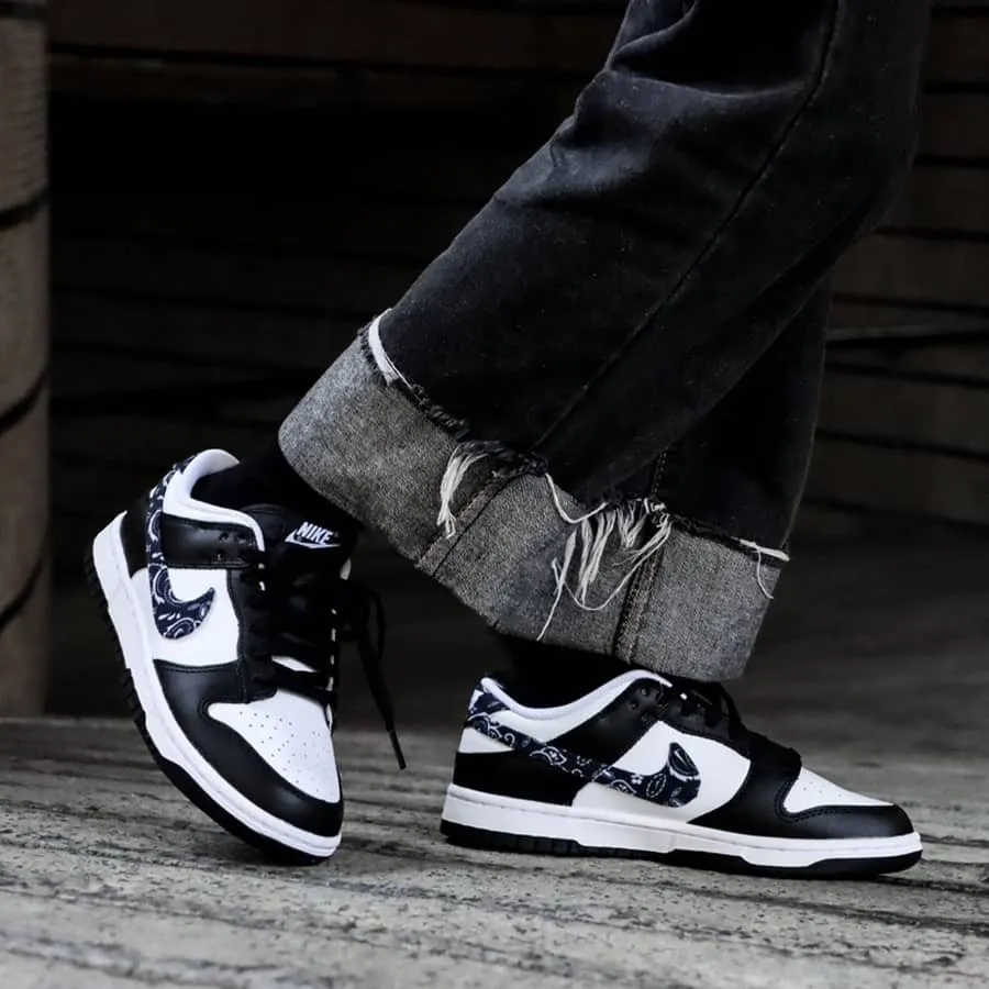 Dunk Low Black Paisley фото