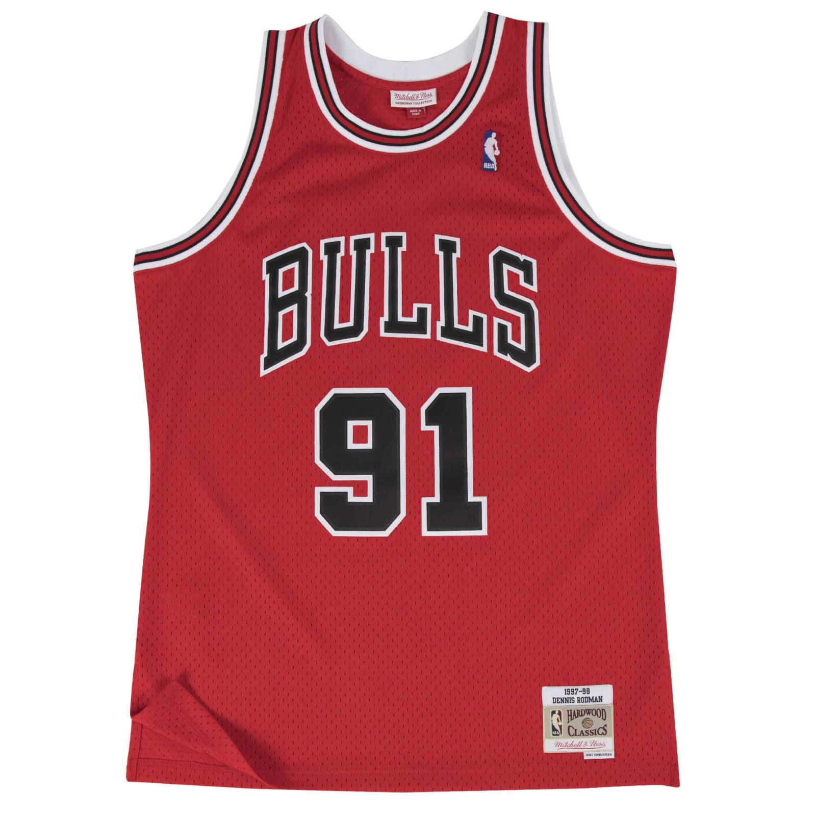 Swingman Jersey Chicago Bulls Road 1995-96 Rodman фото