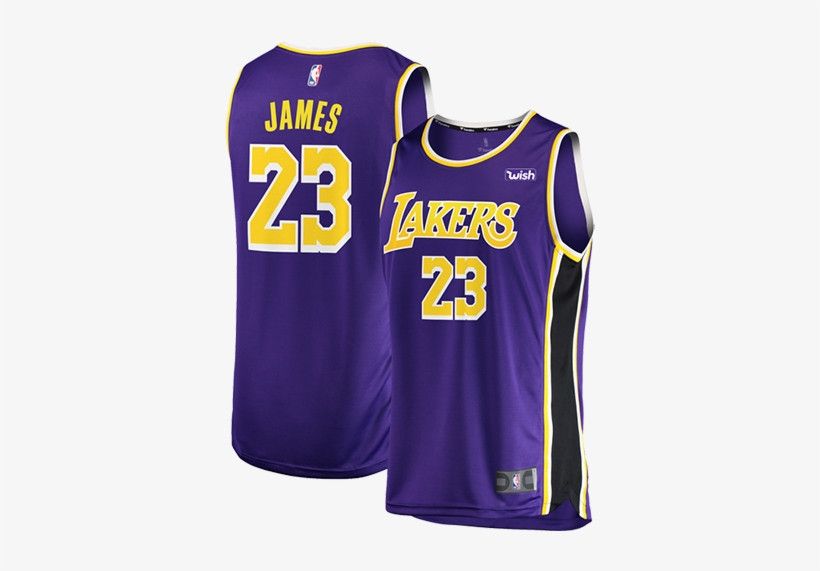 Los Angeles Lakers LeBron James Purple Swingman Jersey фото