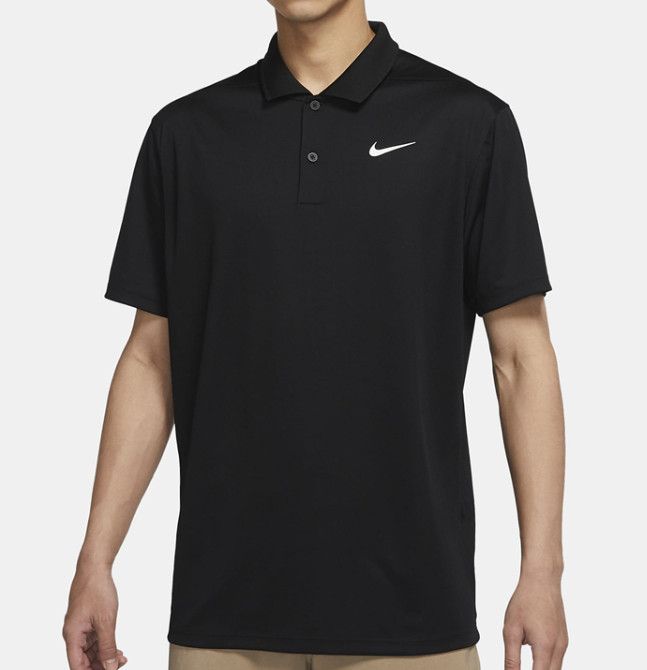 Black Dri-Fit Polo Shirt фото