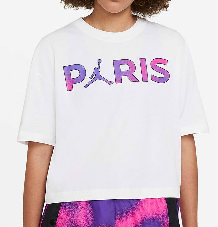 Paris Saint-Germain White Boxy Tee фото