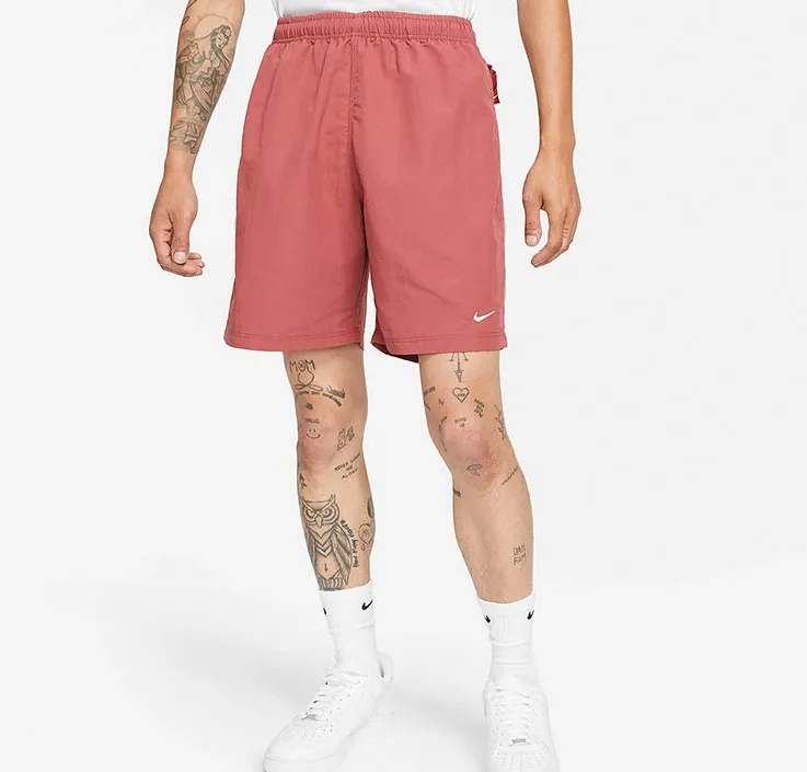 Pink Swoosh Shorts