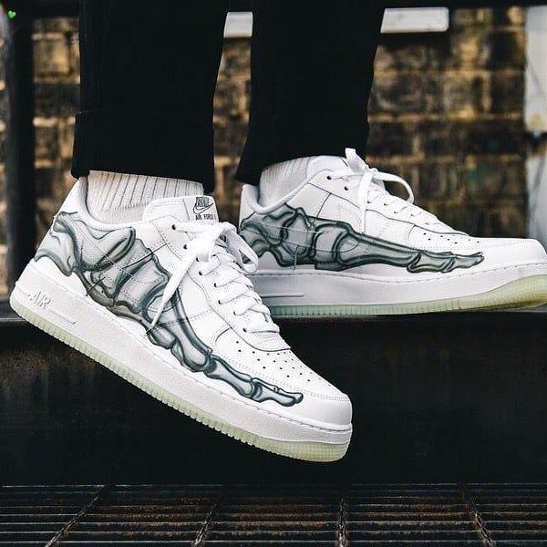 Air Force 1 Low White Skeleton (2019) фото