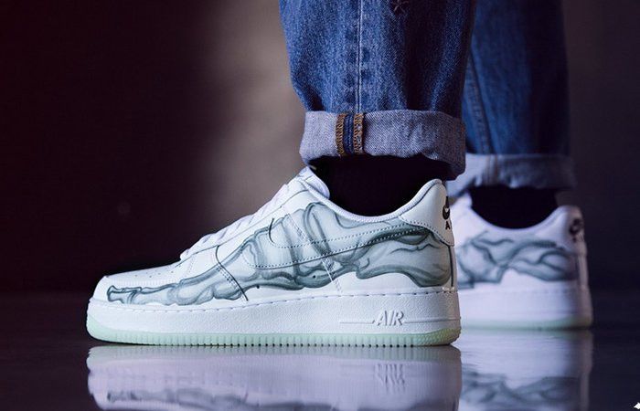 Air Force 1 Low White Skeleton (2019) фото