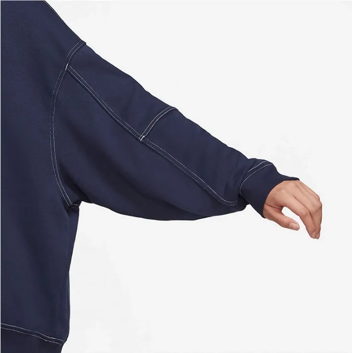 French Terry Oversized Crew Sweatshirt фото