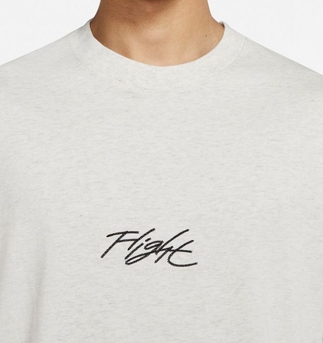 Flight Logo White Tee фото
