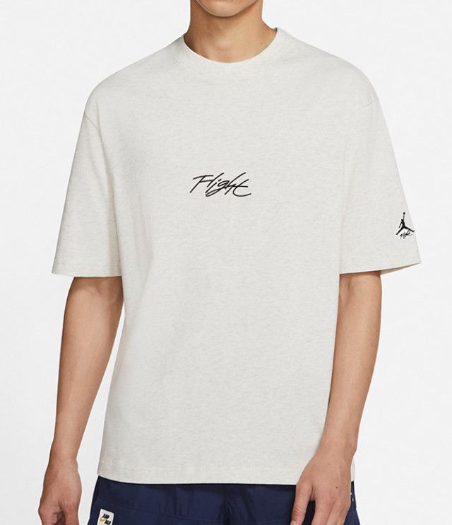 Flight Logo White Tee фото