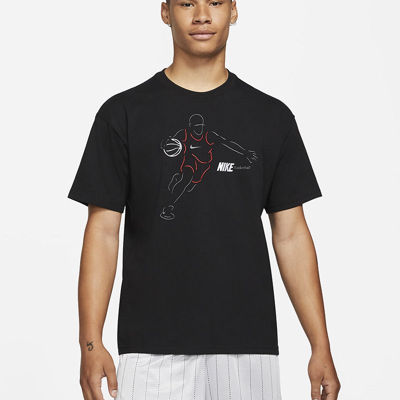 Basketball Black Men's T-Shirt фото
