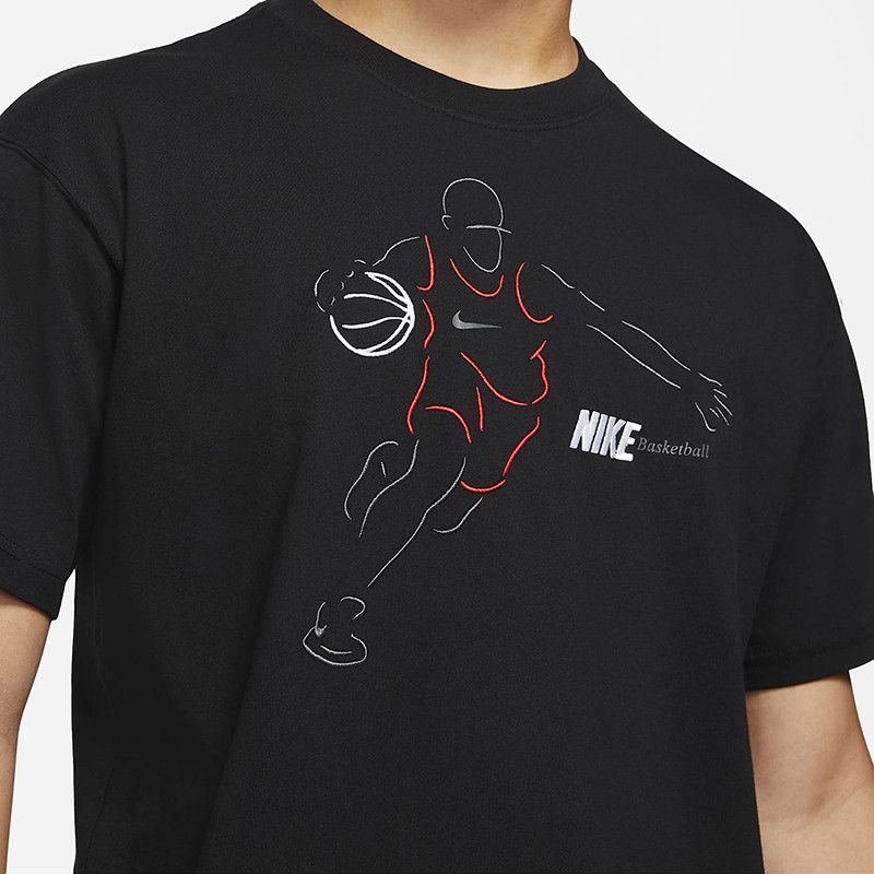 Basketball Black Men's T-Shirt фото