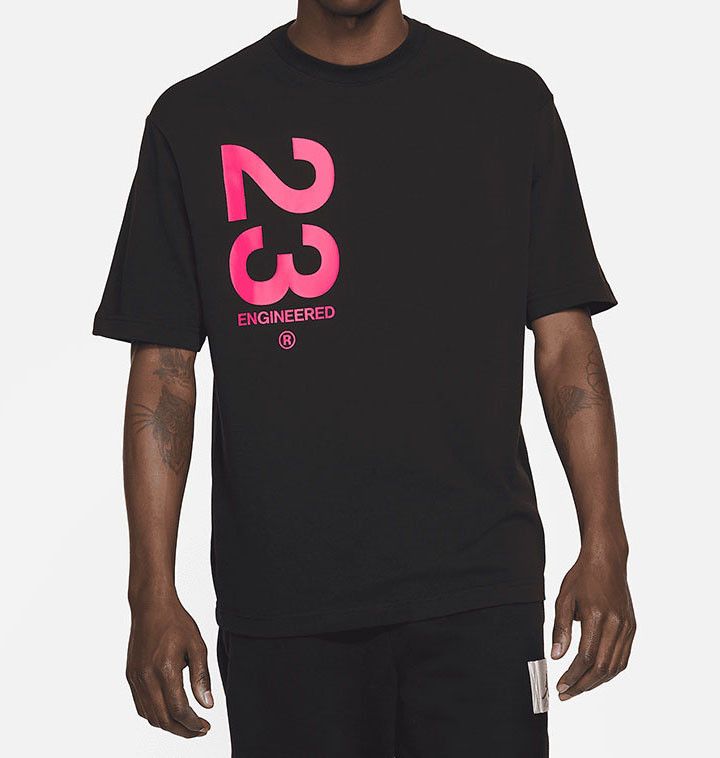 23 Pink Logo Engineered Men's T-Shirt фото