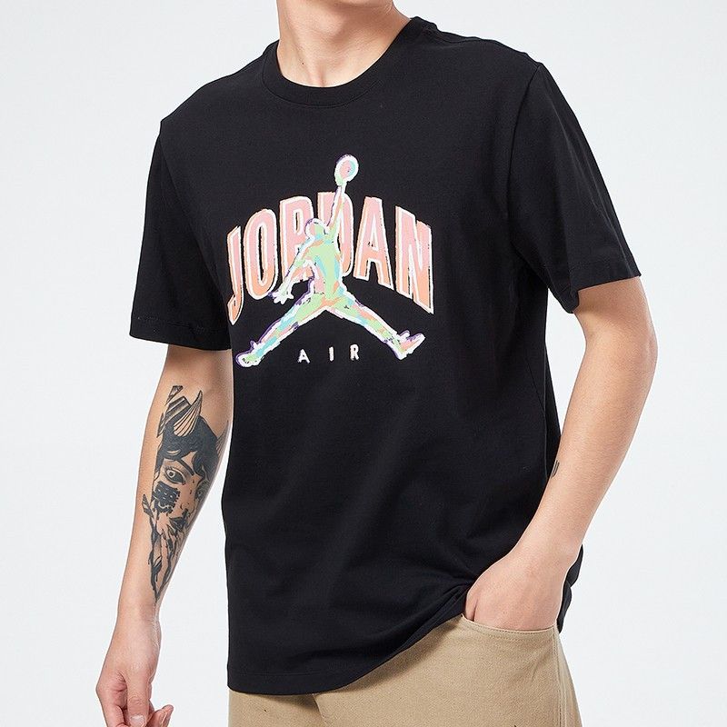 Front Logo Air Black T-Shirt