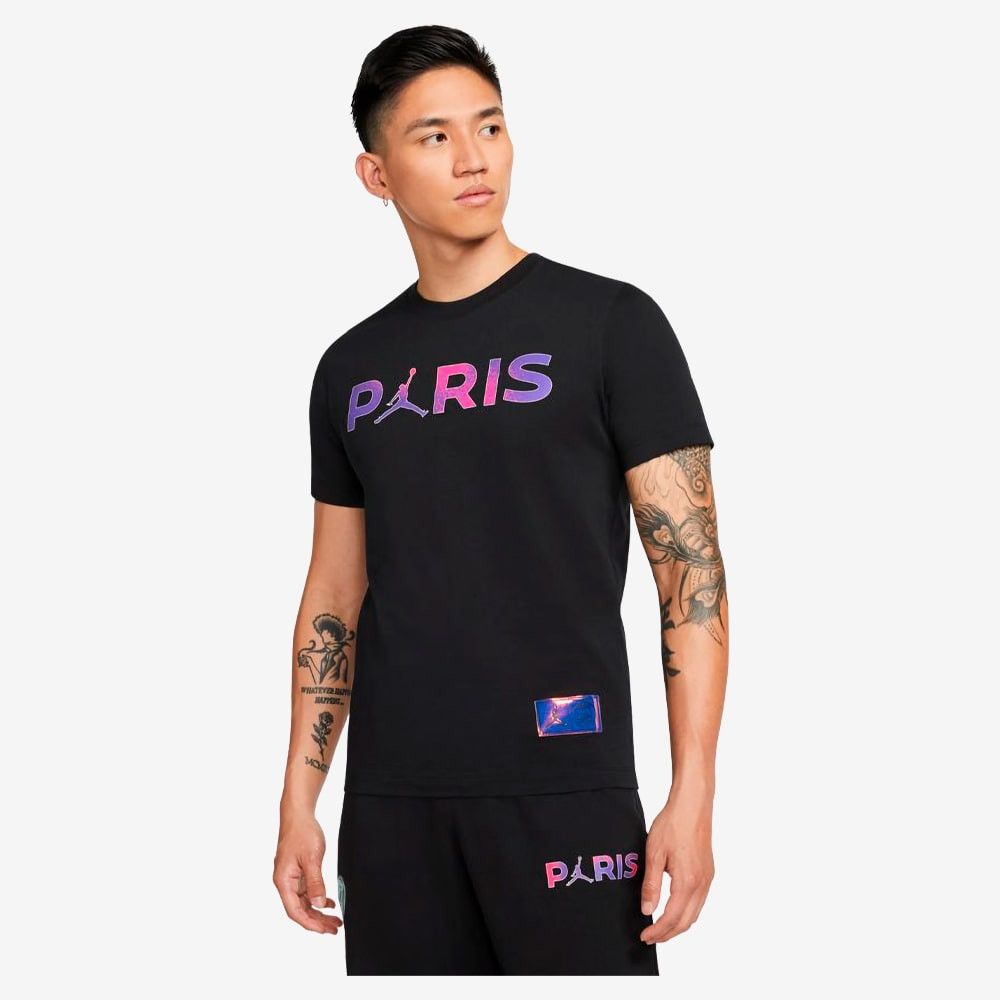 Paris Mens Black Tee фото