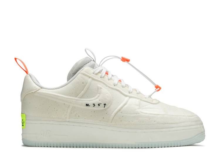 Низкие кроссовки Nike Air Force 1 Low Experimental Sail (2021) (Белый) Унисекс