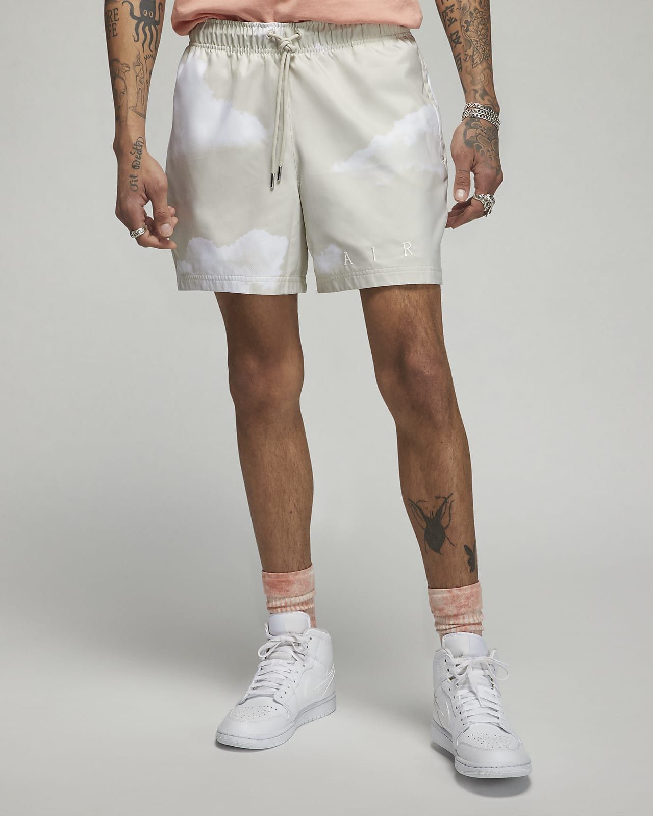 Poolside Shorts LT Brown/White фото