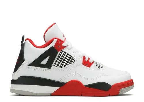 Air Jordan 4 Fire Red Kids фото