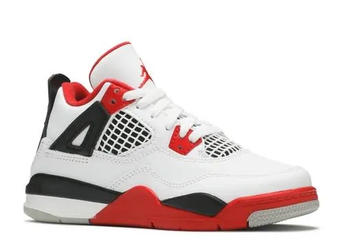 Air Jordan 4 Fire Red Kids фото
