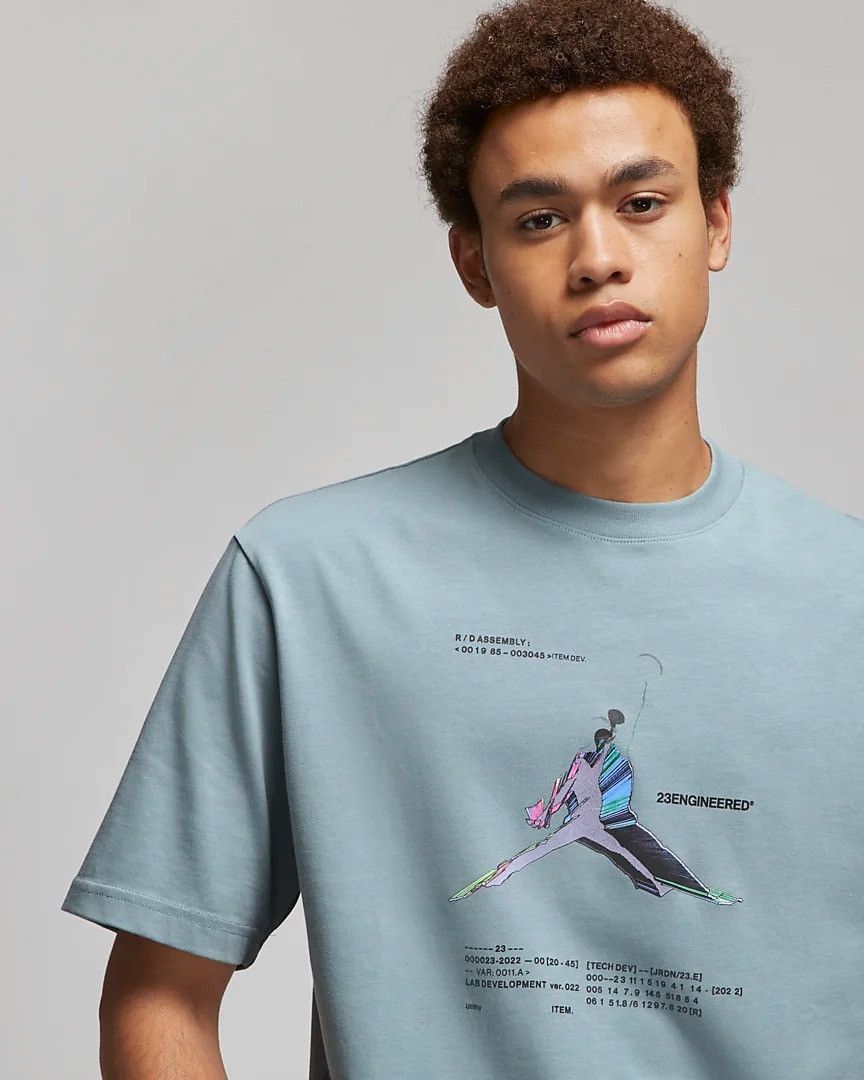 23 Engineered Graphic Blue T-Shirt фото