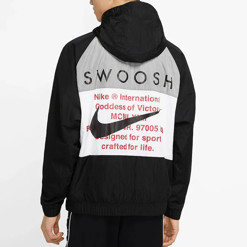 Swoosh Jacket Gray\White\Black фото