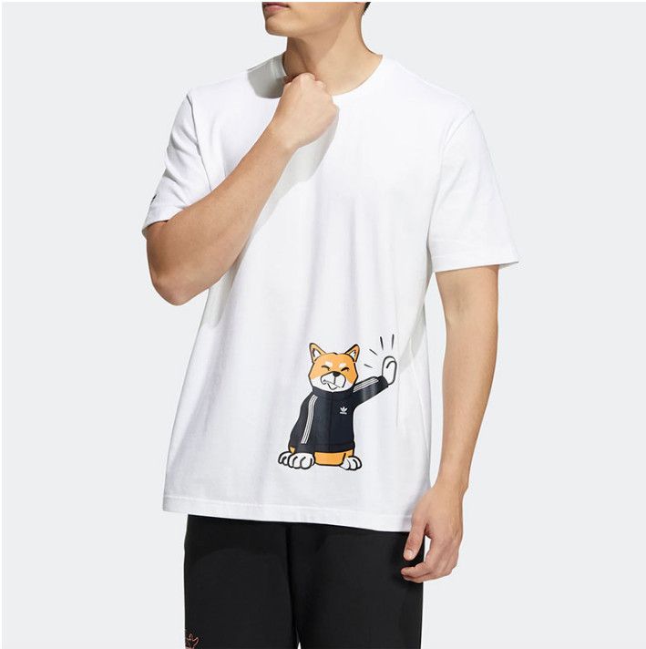 T-Shirt White Animal Logo фото