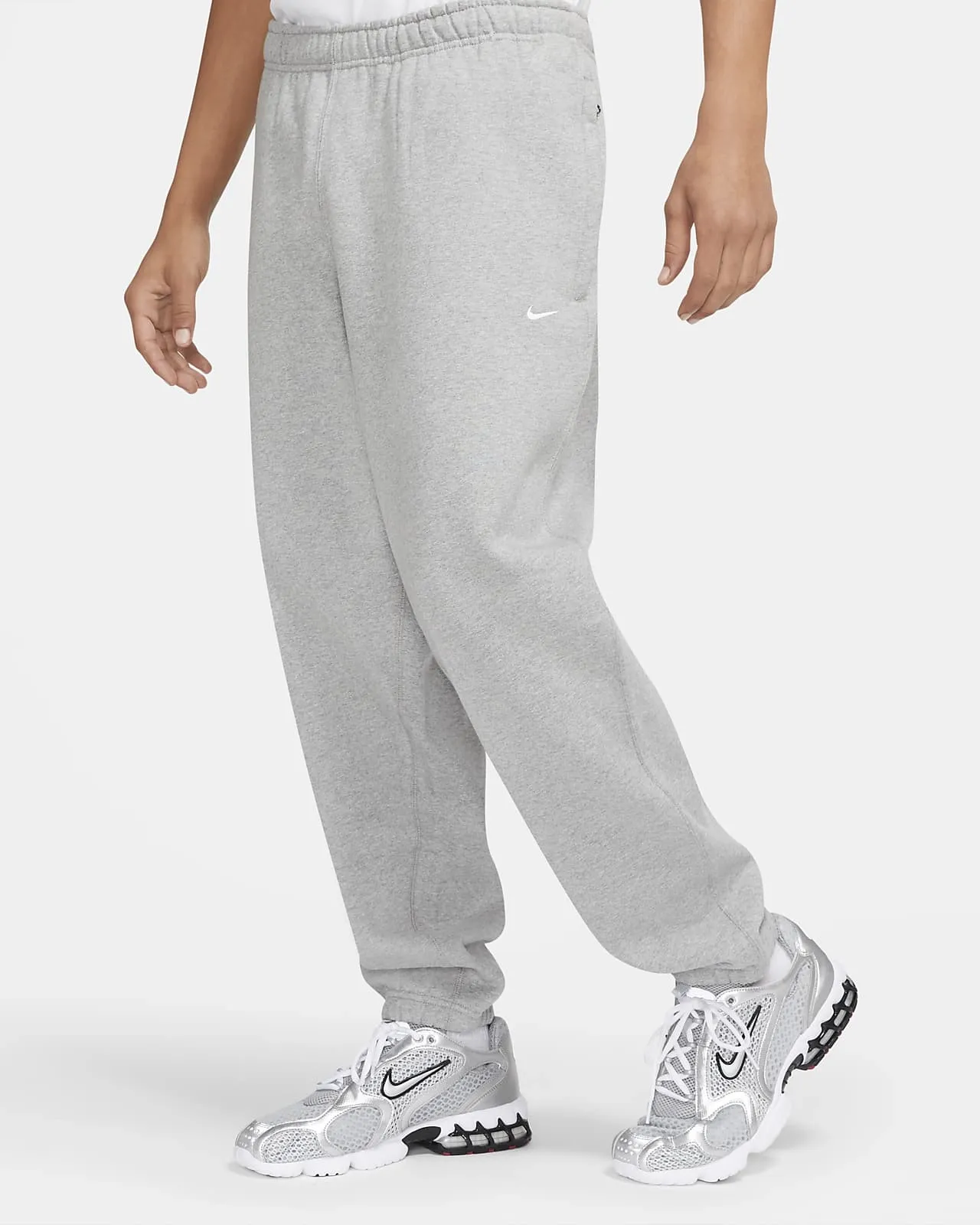 Swoosh Fleece Grey Pants фото