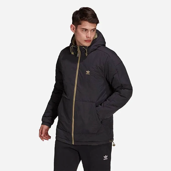 Zip Insulated Jacket Black